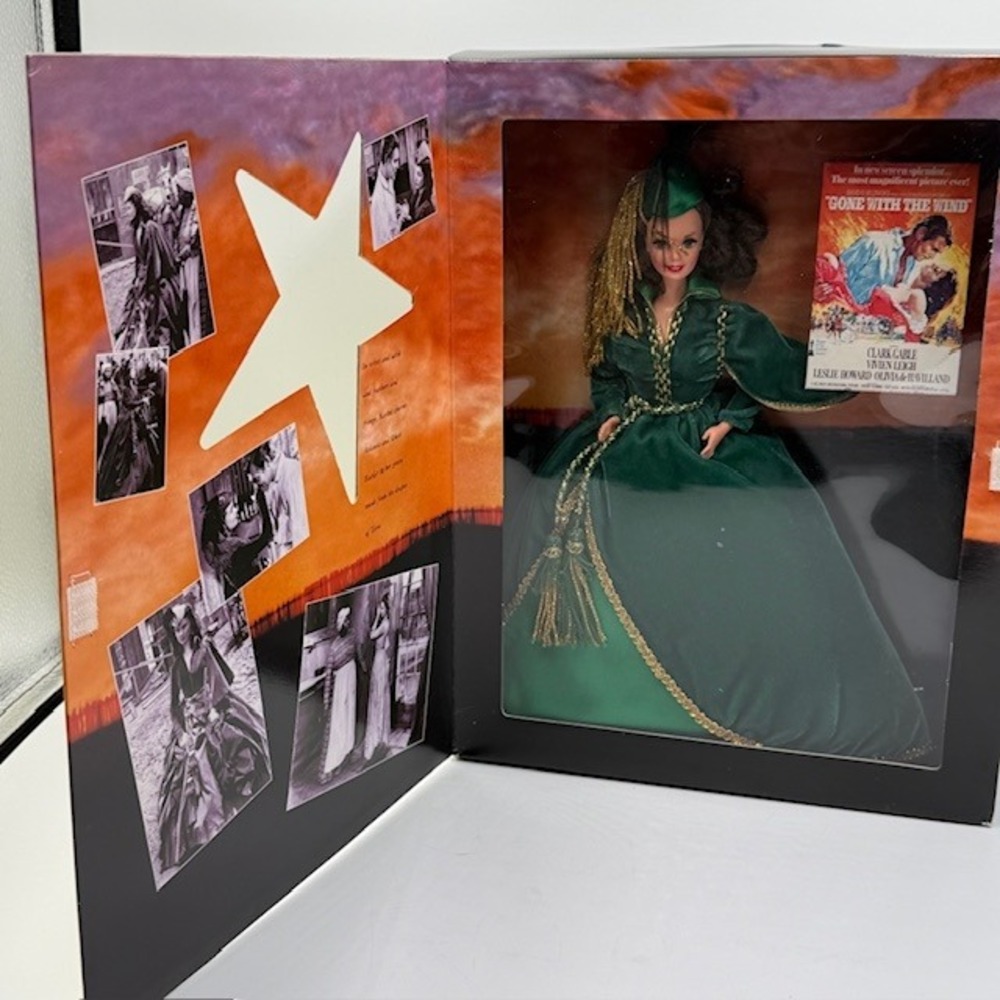 Barbie Hollywood Legends Scarlett O'Hara Gone With The Wind Green Gown 12997